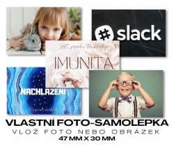 47x30 mm AUTOCOLANT FOTO, set 5x3 buc. (15 buc.)