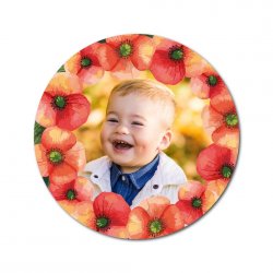 44 mm AUTOCOLANT FOTO CORONIȚE set (12 buc.)