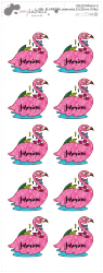 MA - PLAMEŇÁK jmenovka 32x32mm (10ks)