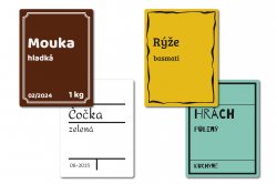 SPA - SET de autocolante, 60x80 mm (4 buc.+4 buc.)