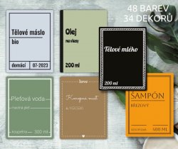 SPA - SADA samolepek, 60x80mm (4ks+4ks)