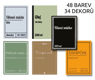 SPA - SET de autocolante, 60x80 mm (4 buc.+4 buc.)