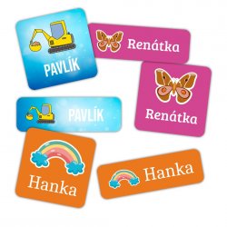 SIMBOLURI GRĂDINIȚĂ - etichete cu nume SET 2 (36 buc.)