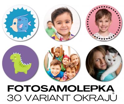 MA - 30 mm AUTOCOLANT FOTO SET GRĂDINIȚĂ 10x1 buc.