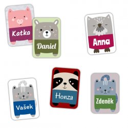 Etichete cu nume termoadezive ANIMAL 22x32 mm (30 buc.)