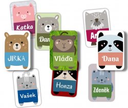 Etichete cu nume termoadezive ANIMAL 22x32 mm (30 buc.)