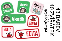 SET termoadeziv ANIMALE (36 buc.)