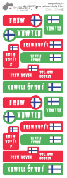 MA - VLAJKY sada, cyklosamolepky (16ks)