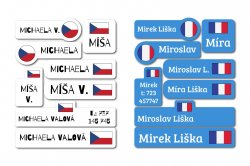 MA - Nažehlovačky VLAJKA sada (16ks)