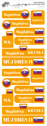 MA - STEAG termoadeziv set (16 buc.)