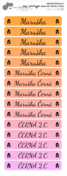 MA - DREPTUNGHI set 65x10 mm (15 buc.)