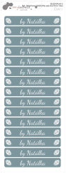 MA - Nažehlovací OBDÉLNÍKy sada 65x10mm (15ks)