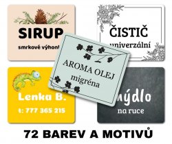 MA - ROLL-ON samolepky SADA, 35x29 mm (12ks)