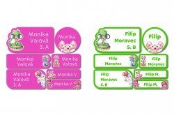 SCHOOL SADA jmenovek (42ks)