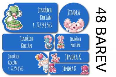 SCHOOL SADA jmenovek (42ks)