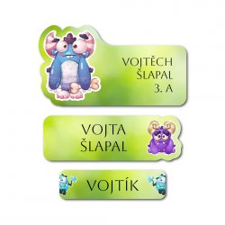 MONSTER sada jmenovky (42ks)