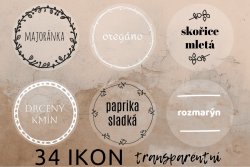 SOFTLY TRANSPARENT set, 30 mm (20 buc.)