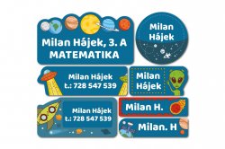 Nažehlovací Sada VESMÍR (42ks)