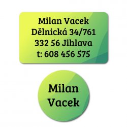 BASIC jmenovky SADA (42ks)