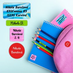 MA - BASIC etichete cu nume (21 buc.)