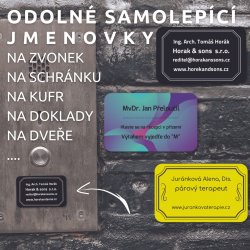 MA - Etichete pentru ADRESĂ 66x41 mm (4 buc.)