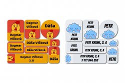 Nažehlovací jmenovky KIDS SADA (48ks)