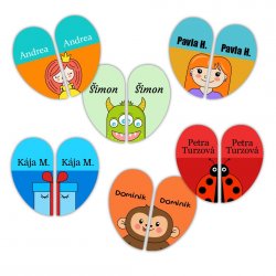 KIDS etichete cu nume pentru încălțăminte 22x41 mm (24 buc.)