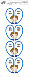 MA - KIDS jmenovky na boty 22x41mm (8ks)