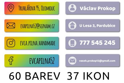 Set termoadeziv PERSONAL 47x10 mm (48 buc.)