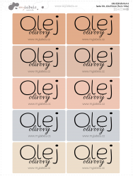 Set OIL 60x35 mm (5x2=10 buc.)