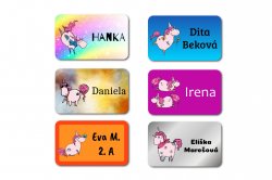 Nažehlovací MINI UNICORN 25x15mm (55ks)