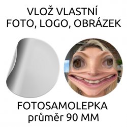 90 mm AUTOCOLANT FOTO (2 buc.)