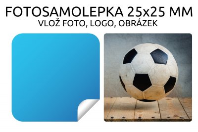 25x25mm FOTOSAMOLEPKA (30ks)
