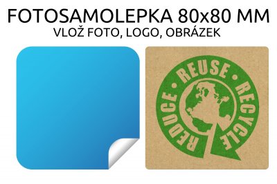 80x80 mm FOTOSAMOLEPKA (2KS)