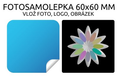 60x60 mm AUTOCOLANT FOTO (6 buc.)