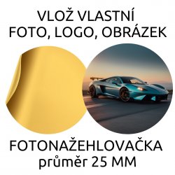 25 mm ETICHETĂ TERMOADEZIVĂ FOTO (30 buc.)