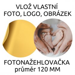 SA - 120 mm ETICHETĂ TERMOADEZIVĂ FOTO (1 buc.)