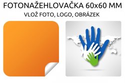 60x60 mm ETICHETĂ TERMOADEZIVĂ FOTO (6 buc.)