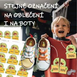 Dinozauri 3D PENTRU ÎNCĂLȚĂMINTE 33x19 mm (30 buc.)