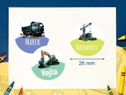 Mașini puternice PENTRU HAINE 26 mm (30 buc.)