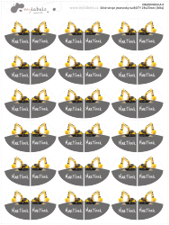 Mașini puternice etichete cu nume PENTRU ÎNCĂLȚĂMINTE 29x23 mm (36 buc.)