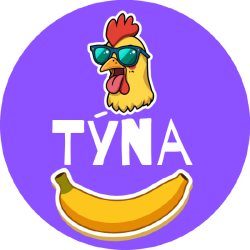 Chicken banana etichete cu nume 22 mm (42 buc.)