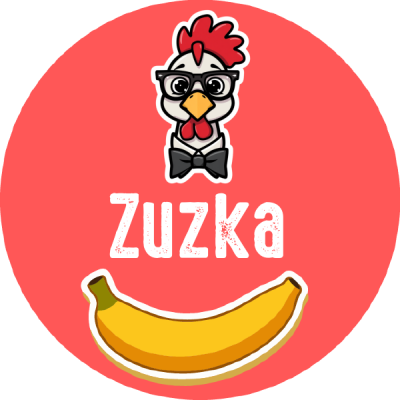 Chicken banana etichete cu nume 22 mm (42 buc.)