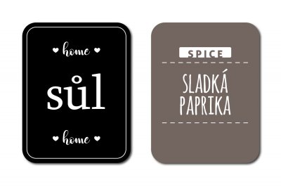 FRESH - SET de etichete 35x60 mm (9 buc.)