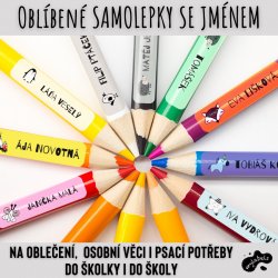 SCANDI jmenovky 45x10 mm (42ks)