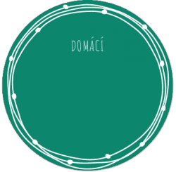 POPISOVATELNÝ štítek LIST 44mm (12ks)