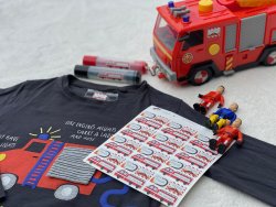 Set POMPIER etichete mini (45 buc.)